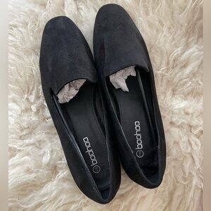 Boohoo Classic Black Suede Loafers